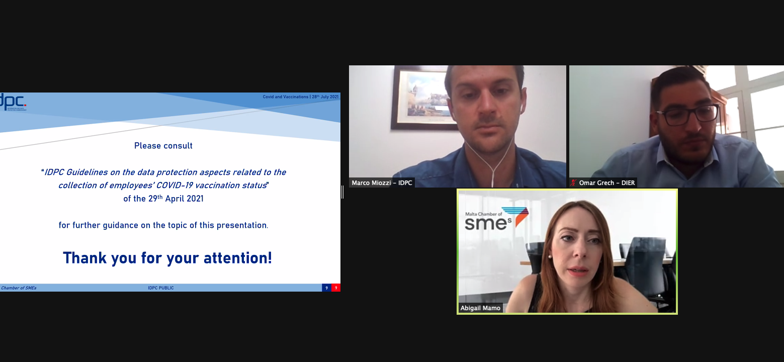 An informative webinar on Covid-19 and Vaccinations