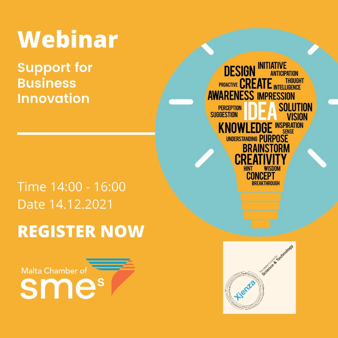 Webinar: Support schemes for business Innovation