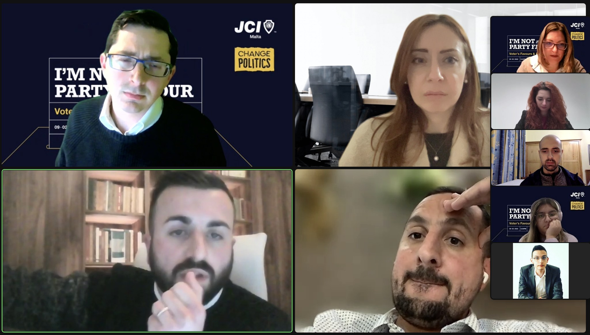 Malta Chamber of SME CEO participates during JCI’s Malta ‘Change Politics’ event