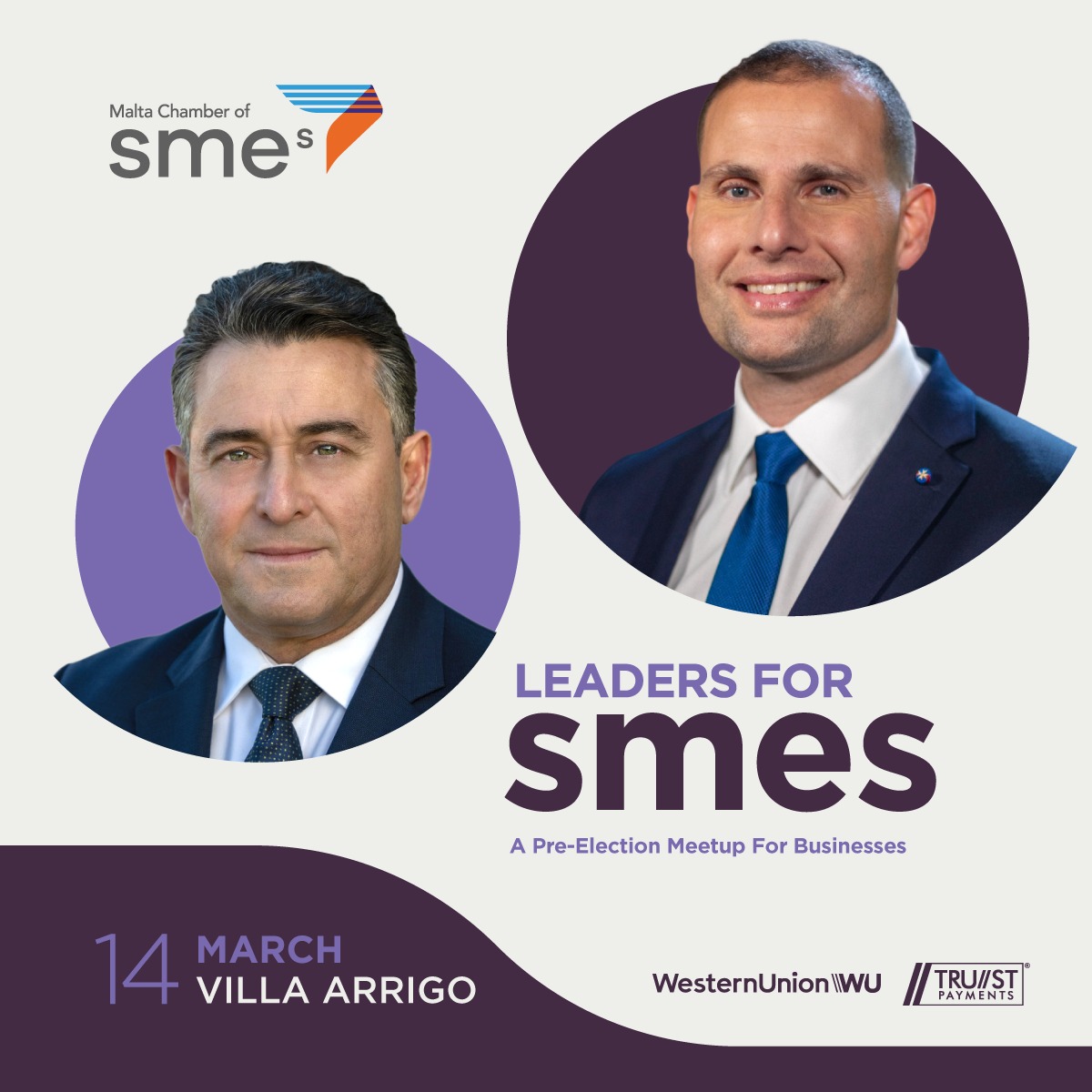 Leaders for SMEs – A pre-election meet up for Businesses