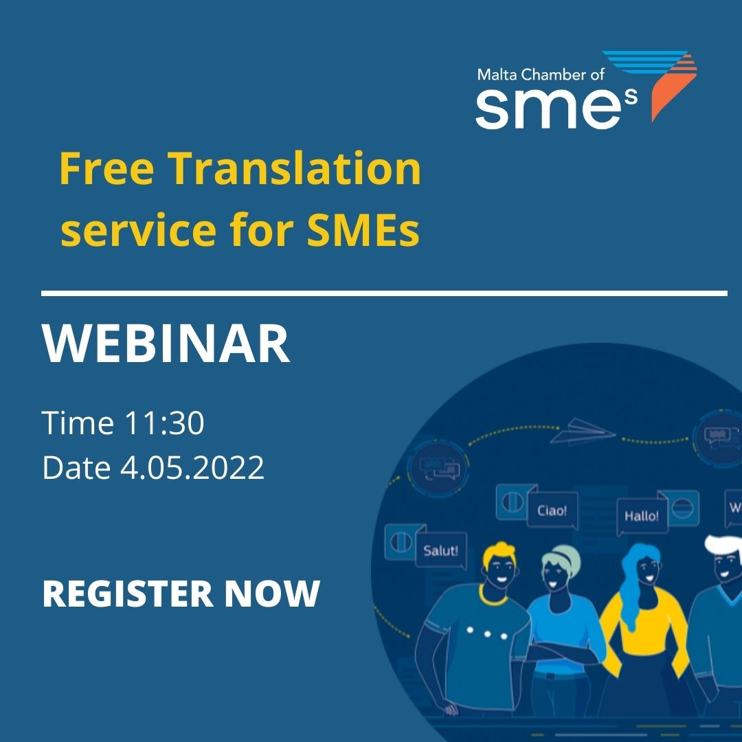 Webinar: Free Translation service for SMEs