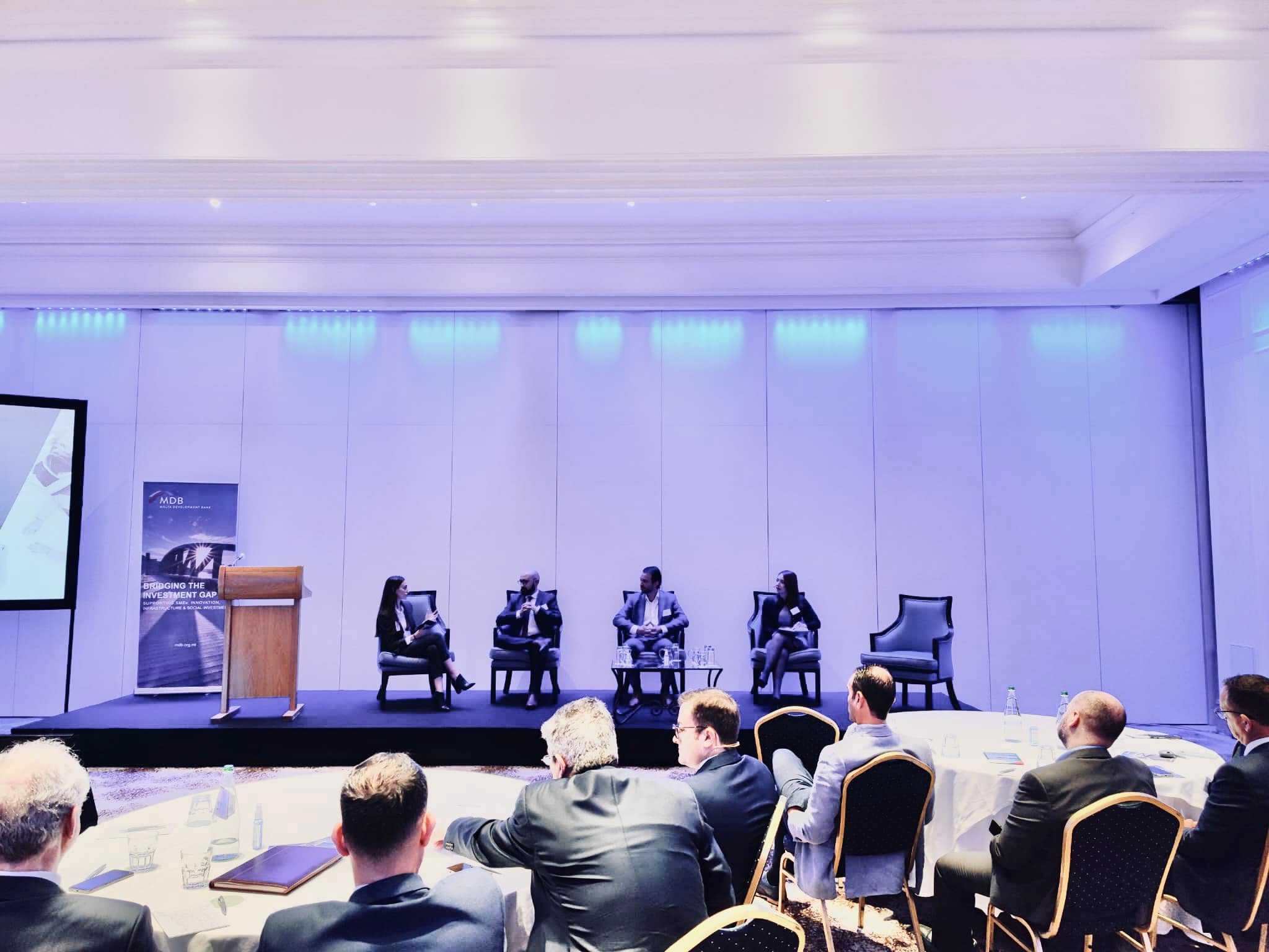 SME Chamber CEO address access to finance during a conference organised by the Malta Development Bank