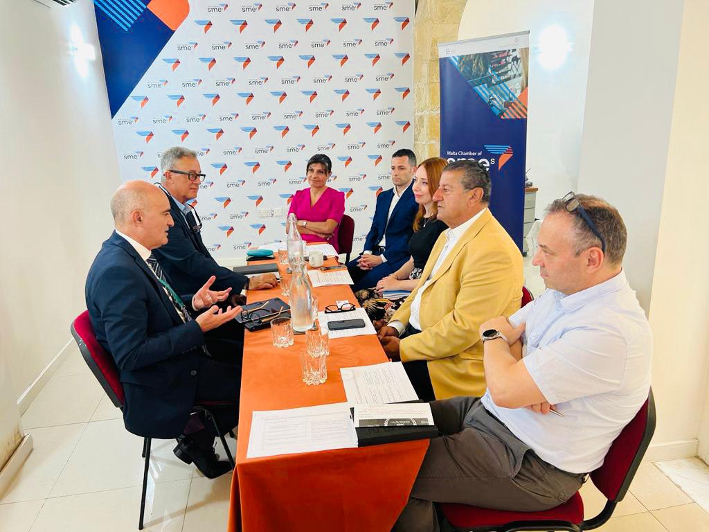Malta Chamber of SMEs discuss banking issues with the Malta Bankers’ Association