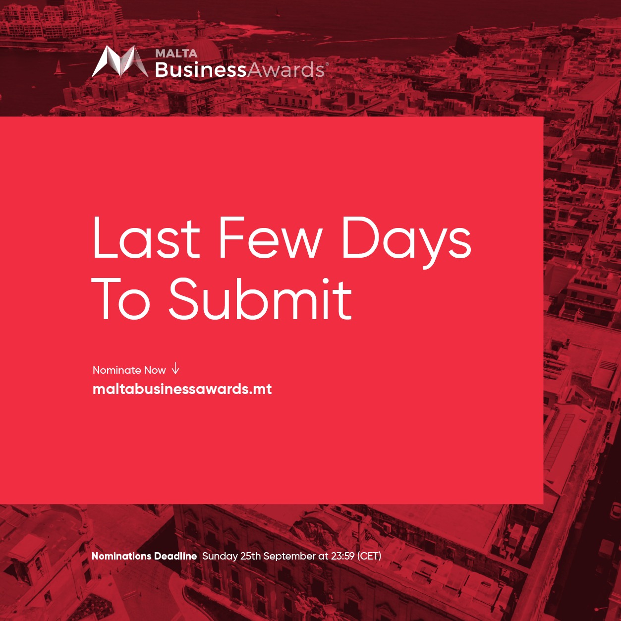 PRESS RELEASE: MALTA BUSINESS AWARDS: “An opportunity to showcase unique initiatives”