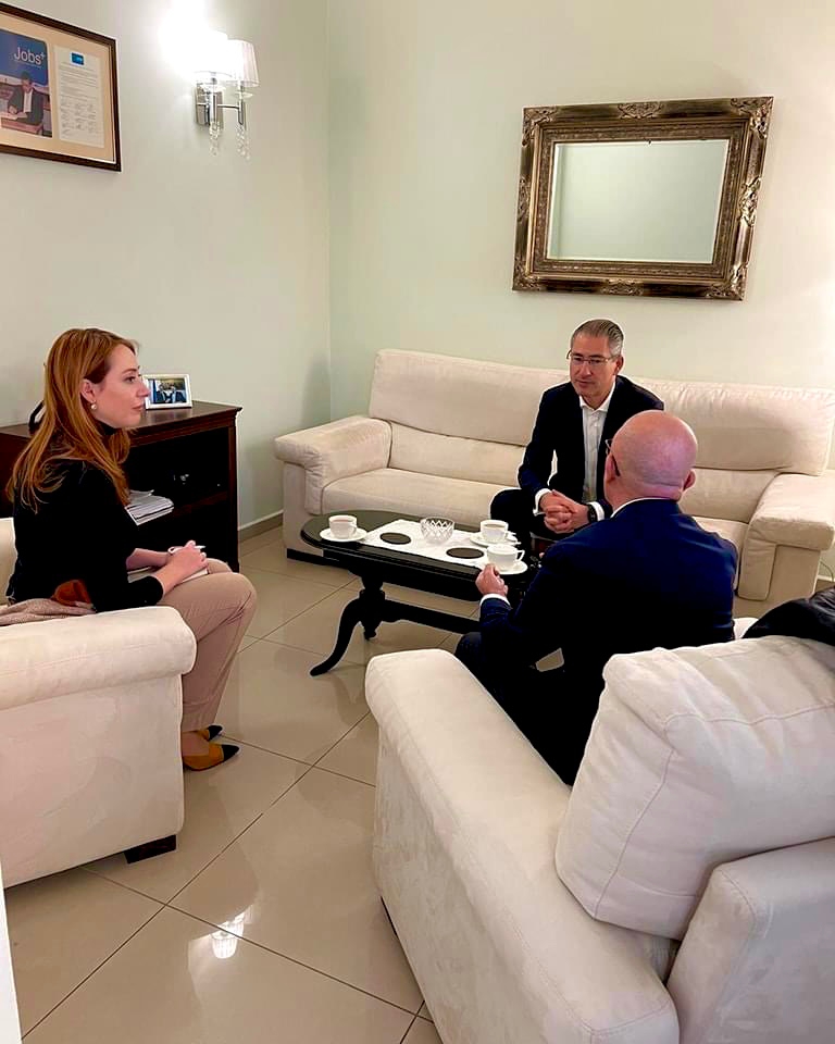 SME Chamber officials meet new MCESD Chairperson Perit David Xuereb