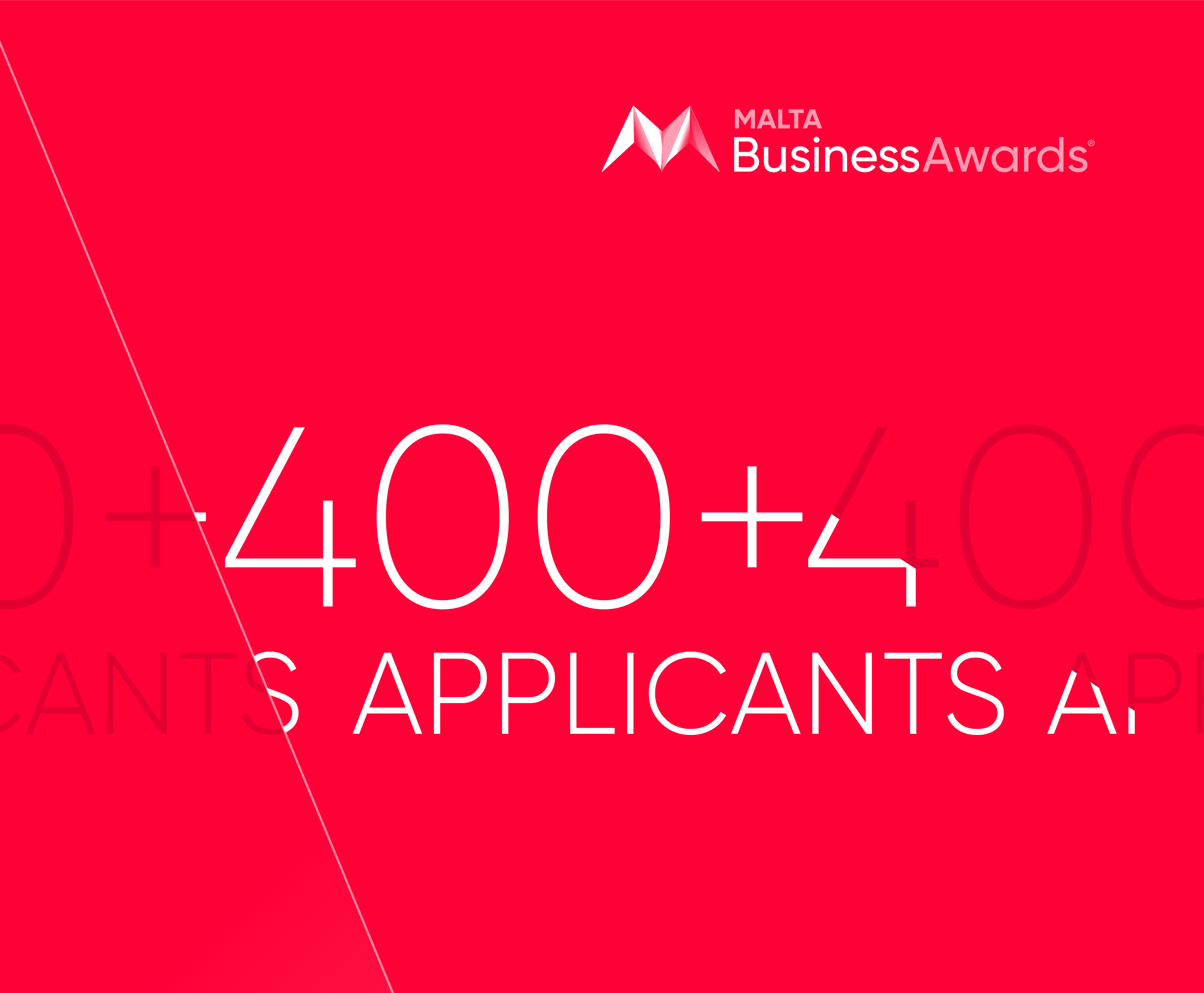 Over 400 applications received for the 2nd edition of the Malta Business Awards