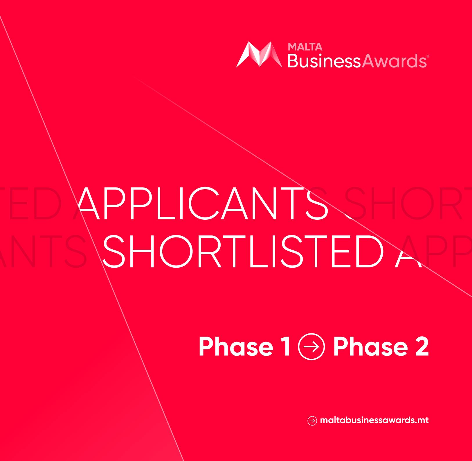 Malta Business Awards applicants shortlisted – Up next,  finalists announcement