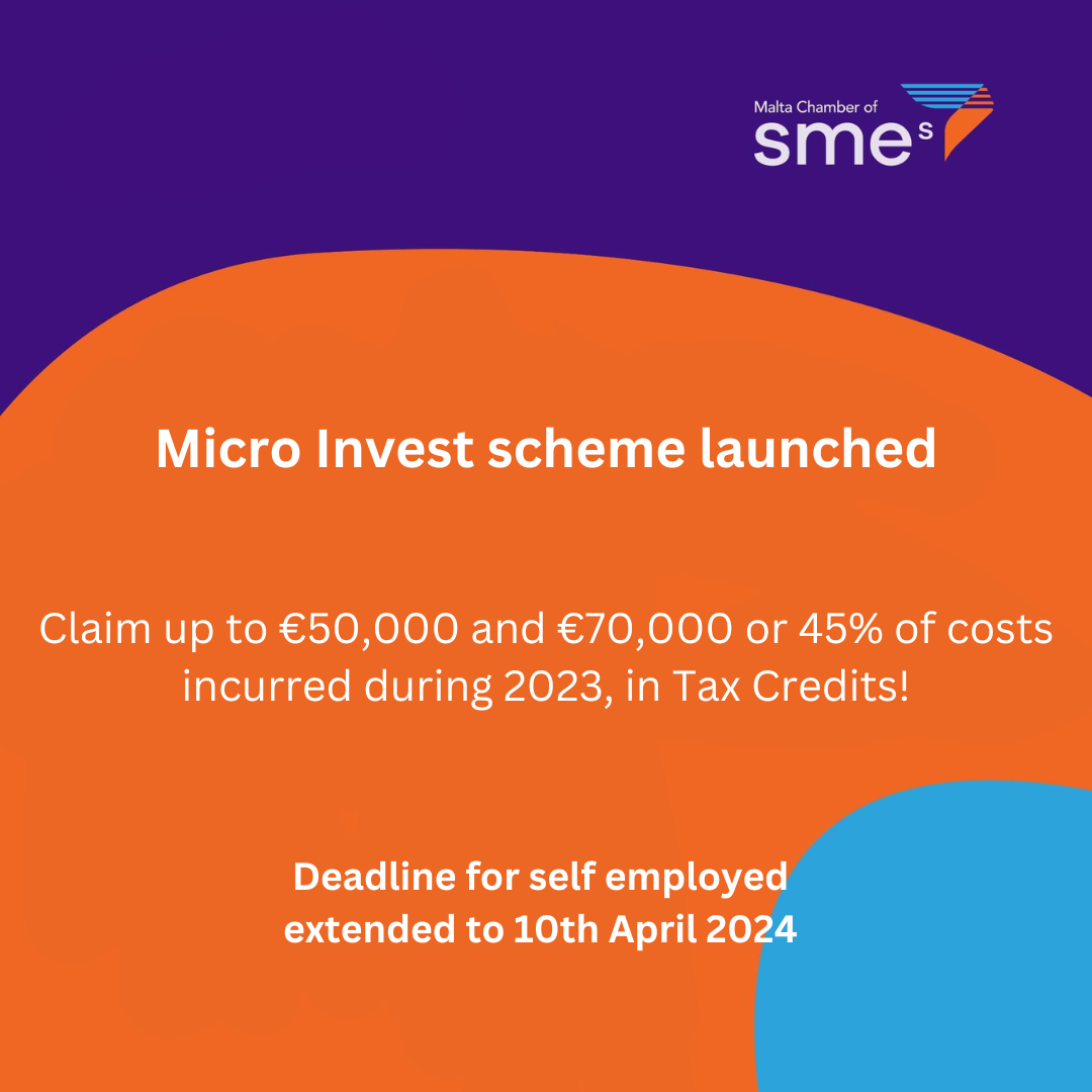 Micro Invest scheme – Deadline extended to 10th April 2024