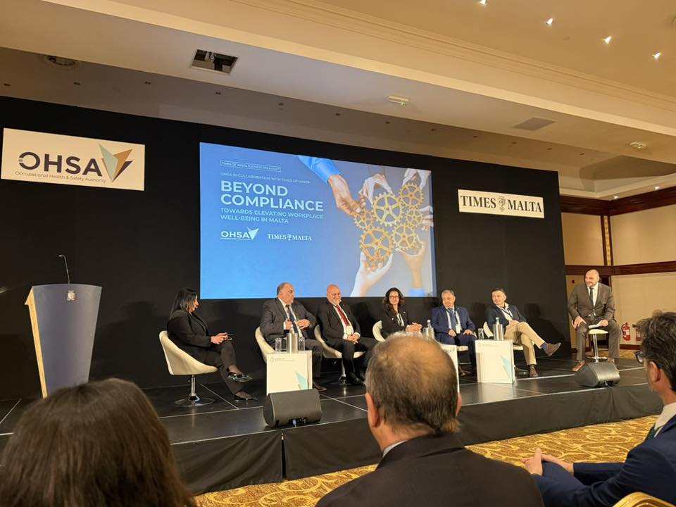 SME Chamber participated in National Conference on Elevating Workplace Well-Being organised by OHSA and Times of Malta